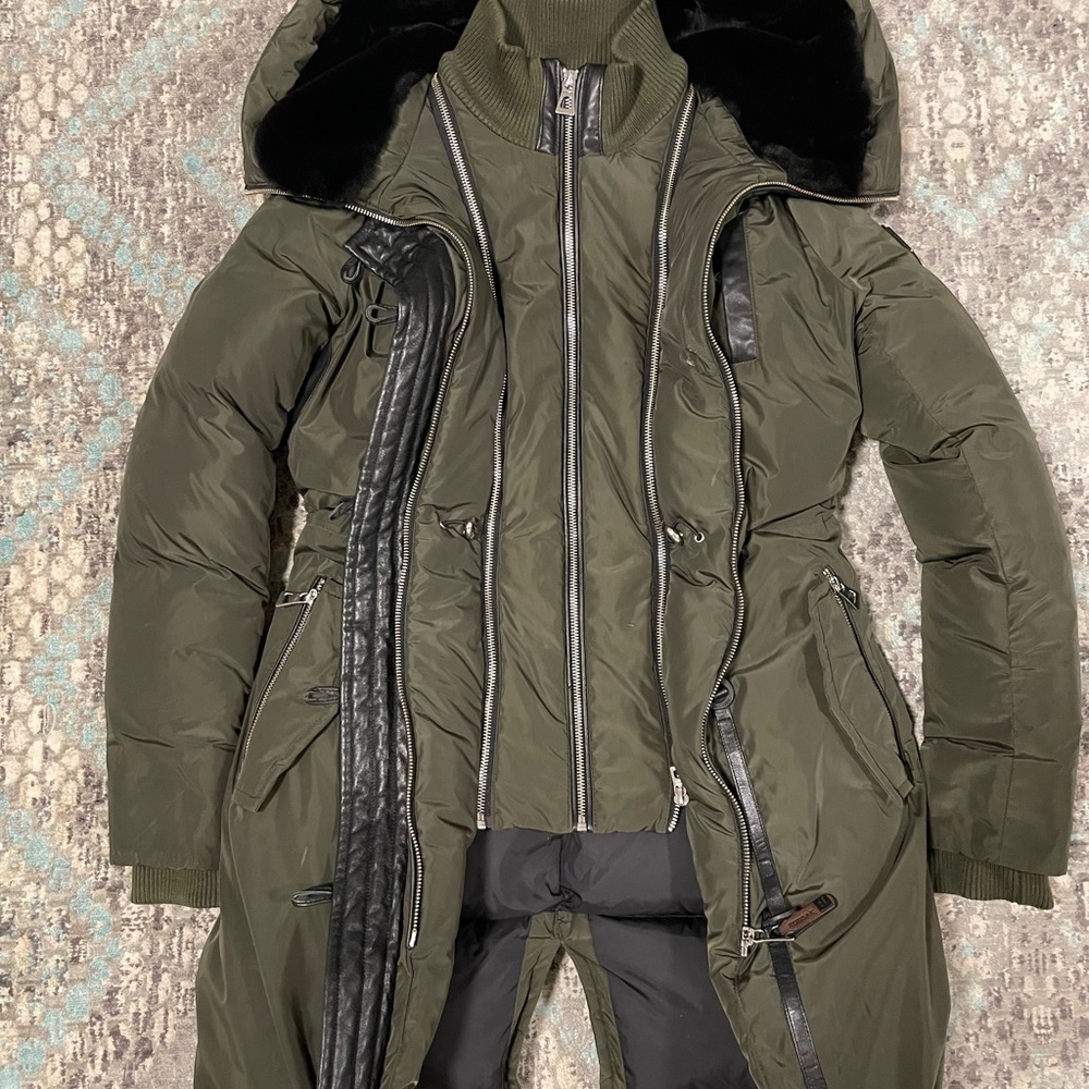 Rudsak olive green winter jacket - Picture 3 of 7